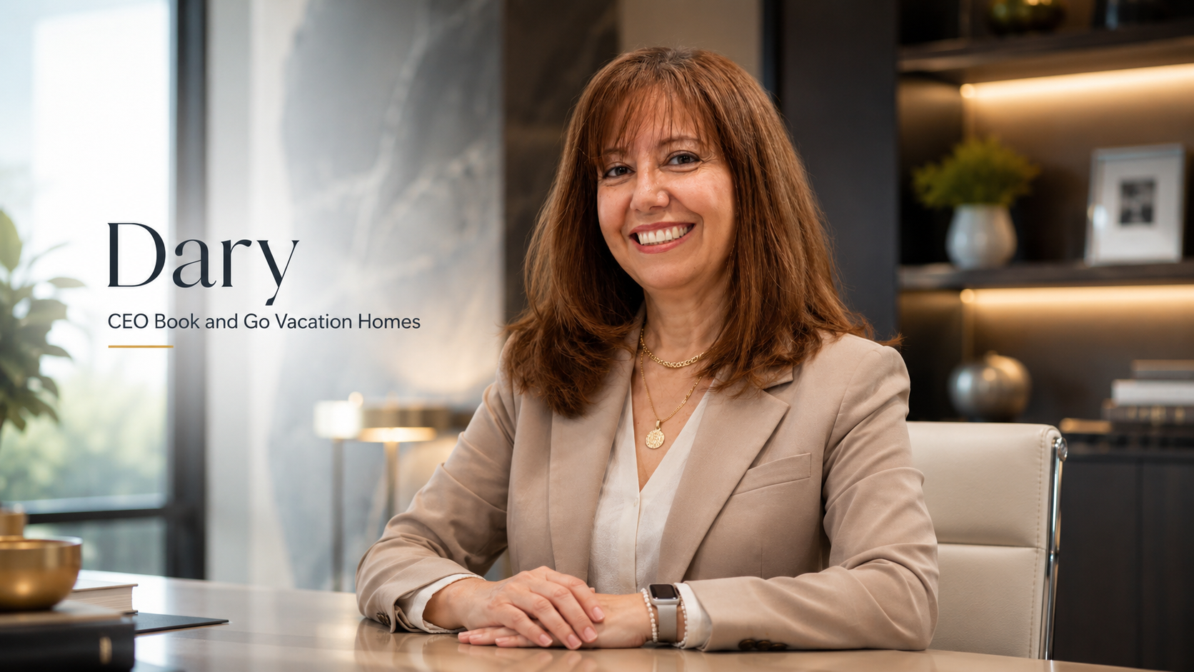 Dary — CEO of Book & Go Vacation Homes
